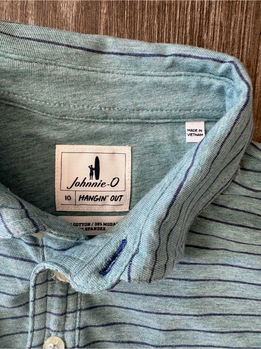 Johnnie-O Ryan Polo Shirt - Size 10 NEW! - Picture 2 of 3